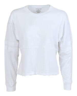 WHITE Boxercraft BW3515 women's crop retro jesery