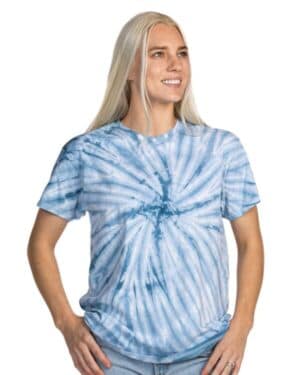 Dyenomite 200CY cyclone pinwheel tie-dyed t-shirt