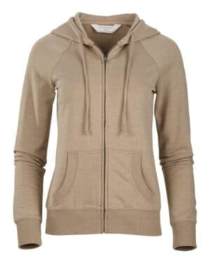 BW5201 women's dream fleece full-zip hooded sweatshirt