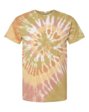Dyenomite 200MS multi-color spiral tie-dyed t-shirt