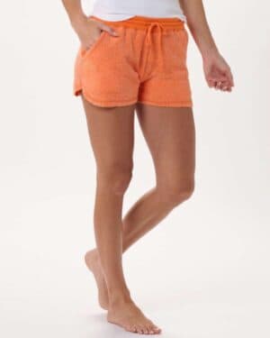 MANDARIN Boxercraft K02 women's fleece out shorts