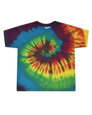 REACTIVE RAINBOW Colortone 1160 toddler tie-dyed t-shirt