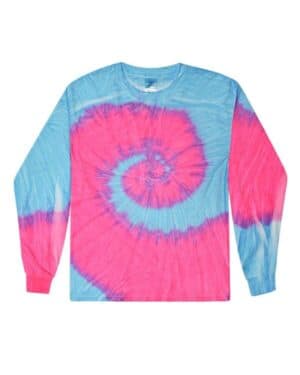 Colortone 2000Y youth tie-dyed long sleeve t-shirt