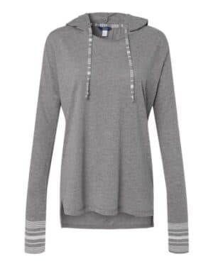 GRAPHITE Mv sport W19439 women's heathered jersey hooded tunic