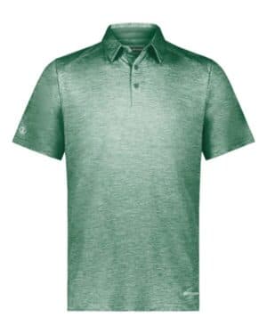 DARK GREEN HEATHER Holloway 222572 electrify coolcore polo