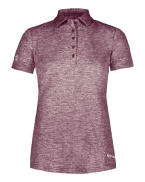 MAROON HEATHER Holloway 222772 women's electrify coolcore polo