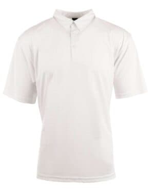 WHITE Burnside 0101 golf polo