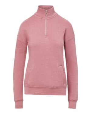 W20189 women's cloud fleece quarter-zip sweatshirt