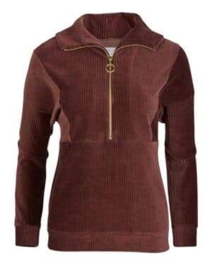 ESPRESSO Boxercraft BW5203 women's manchester quarter zip