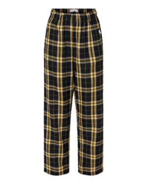BLACK/ GOLD Boxercraft BY6624 youth flannel pants