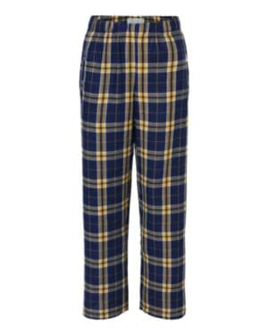 NAVY/ GOLD Boxercraft BY6624 youth flannel pants