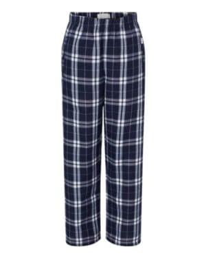NAVY/ SILVER Boxercraft BY6624 youth flannel pants