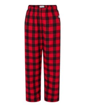 RED/ BLACK BUFFALO Boxercraft BY6624 youth flannel pants