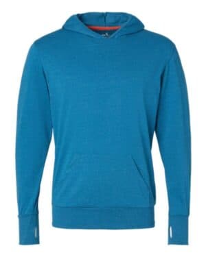 BREAKER BLUE Kastlfel 4022 recycledsoft hooded long sleeve t-shirt
