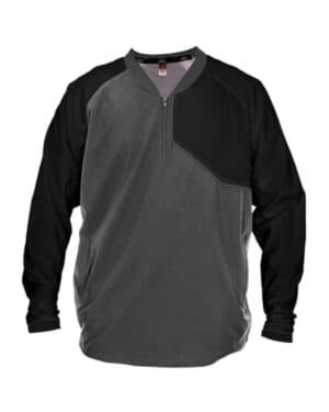 CHARCOAL/ BLACK Alleson athletic 3JLS21A field batters jacket