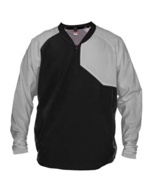 BLACK/ GREY Alleson athletic 3JLS21A field batters jacket