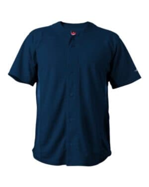 NAVY Alleson athletic 566BFJ crush full button baseball jersey