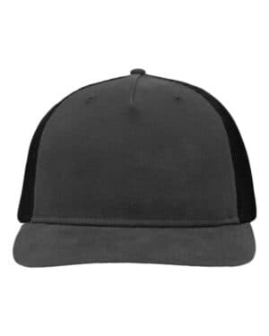 CHARCOAL/ BLACK Sportsman SP1550 modern five-panel trucker fit cap