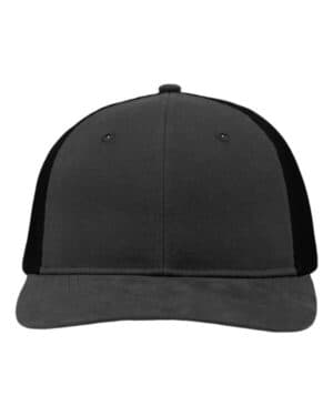 CHARCOAL/ BLACK Sportsman SP1650 modern six-panel trucker fit cap