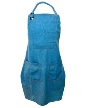 Liberty bags 5511 5-pocket recycled cotton denim apron