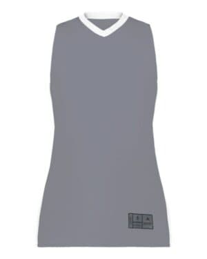 GRAPHITE/ WHITE Augusta sportswear 6888 women's match-up basketball jersey