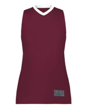 MAROON/ WHITE Augusta sportswear 6888 women's match-up basketball jersey