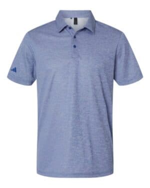 COLLEGIATE ROYAL MELANGE Adidas A591 space dyed polo