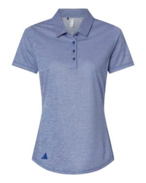 COLLEGIATE ROYAL MELANGE Adidas A592 women's space dyed polo