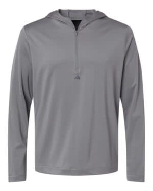 A596 lightweight performance quarter-zip hooded pullover