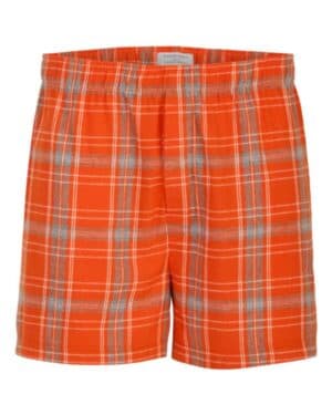 BURNT ORANGE KINGSTON Boxercraft BM6701 double brushed flannel boxers