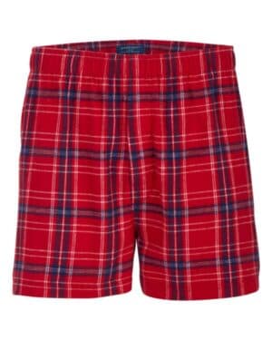 BRICK RED KINGSTON Boxercraft BM6701 double brushed flannel boxers