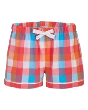 PARADISE BUFFALO CHECK Boxercraft BW6501 women's flannel shorts