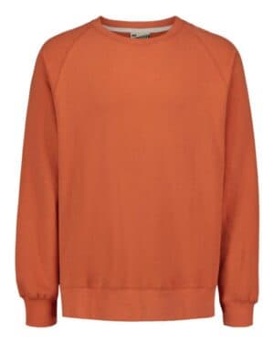 Mv sport 17116 vintage fleece raglan crewneck sweatshirt