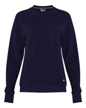 NAVY Badger 1041 fitflex women's french terry sweatshirt