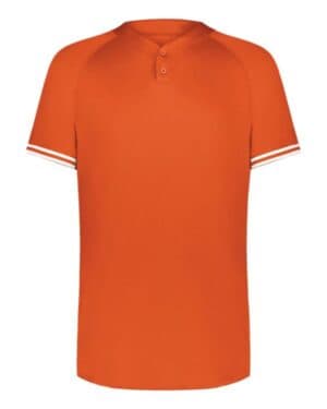 ORANGE/ WHITE Augusta sportswear 6906 youth cutter henley jersey