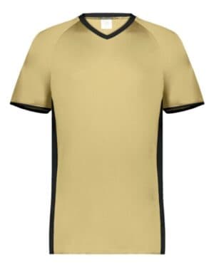 VEGAS GOLD/ BLACK Augusta sportswear 6907 cutter v-neck jersey