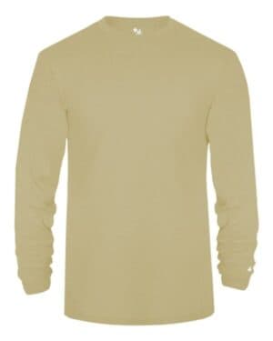 VEGAS GOLD HEATHER Badger 2944 youth triblend long sleeve t-shirt