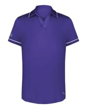 PURPLE/ WHITE Holloway 222701 women's coolcore polo