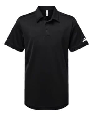 BLACK Adidas A4000 youth performance polo