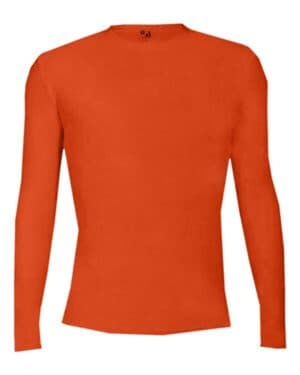 BURNT ORANGE Badger 4605 pro-compression long sleeve t-shirt