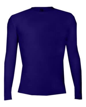 PURPLE Badger 4605 pro-compression long sleeve t-shirt