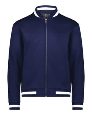 NAVY/ WHITE Holloway 223547 v-street full-zip jacket