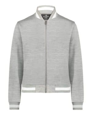 ATHLETIC HEATHER/ WHITE Holloway 223747 women's v-street full-zip jacket