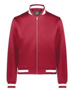 SCARLET/ WHITE Holloway 223747 women's v-street full-zip jacket
