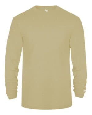 VEGAS GOLD HEATHER Badger 4944 triblend performance long sleeve t-shirt