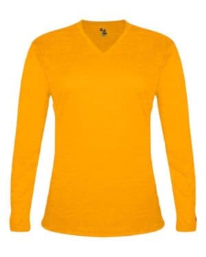 Badger 4964 women's tri-blend long sleeve t-shirt