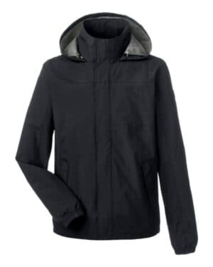 BLACK Nautica N17182 voyage hooded rain jacket