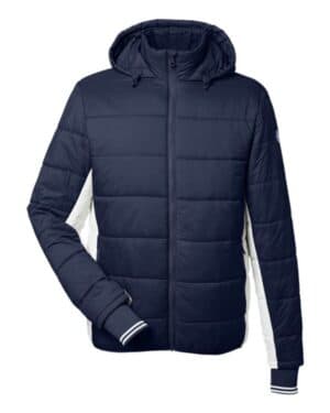 N17186 nautical mile hooded puffer jacket