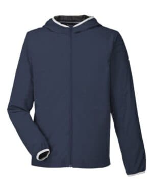 NAVY Nautica N17926 stillwater hooded windbreaker