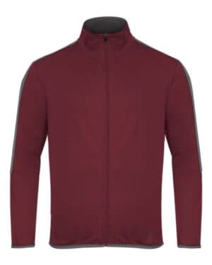 MAROON/ GRAPHITE Badger 7721 blitz outer-core jacket